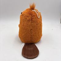 Peluche Transformable Hoppers Beaver, Juguete de Peluche Relleno de Algodón PP para Edades de 8 a 13 Años