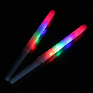 Led Regenboog Fluorescerend Spiraal Suikerspin Licht Stok Candy Kegels Kleurrijke Gloeiende Marshmallow Led Stick - Product Image 3