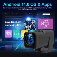 Mini projecteur intelligent 2026 Hot F600 avec 32 Go de jeux, téléchargement d'applications, Wifi sans fil, home cinéma, PK HY320 4K, mini projecteur portable