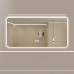 Miroir courbé sur toute la longueur du corps, miroir décoratif courbé pour se préparer - Product Image 1