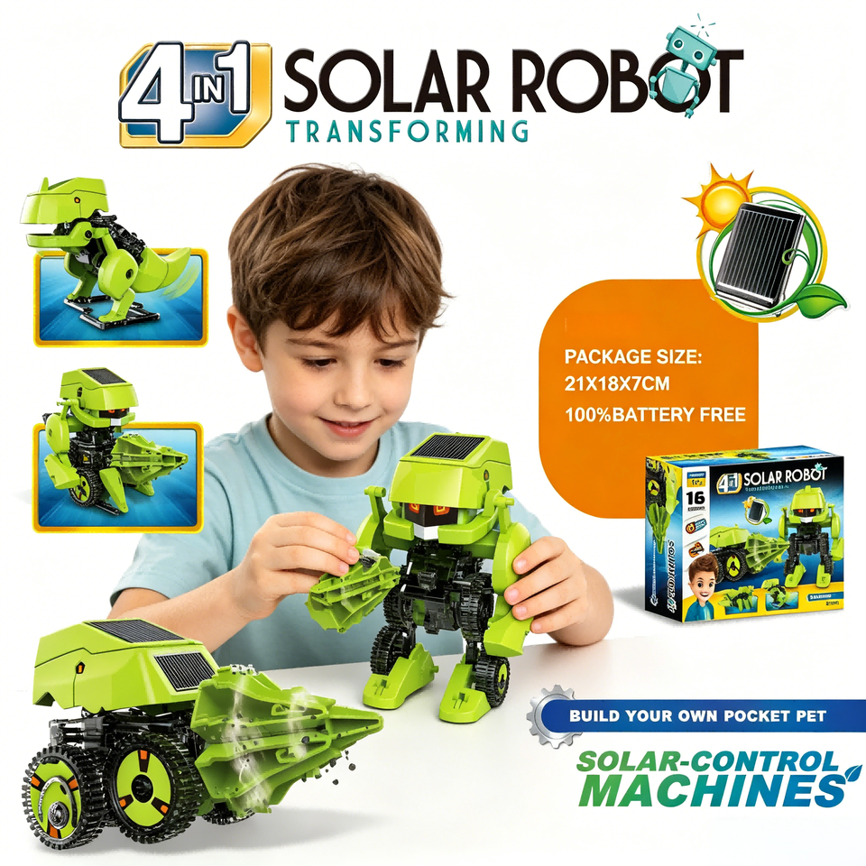 Spider Robot and Three in One Solar Robot Assembly Toy Bionic Science ...