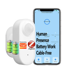 Détecteur de présence humaine intelligent Tuya Zigbee 24G, radar à ondes millimétriques, détection de luminosité PIR, fonctionne sur batterie, compatible Zigbee2mqtt et Home Assistant - Product Image 1