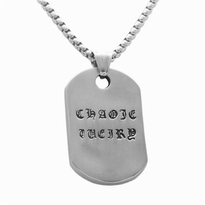 Yunnique – pendentif étoile en acier inoxydable 1991, collier pour hommes, style Punk rétro, breloque Dog Tag, bijoux à la mode - Product Image 2