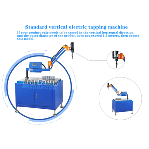 HengDaFlow Serie D M6-M36 Taladradora de Columna con Brazo Roscador Automático, Motor 380/220V, Roscadora Universal Multifuncional - Product Image 4