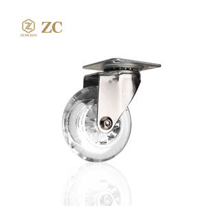 Hochwertiger Großhandel Designed Shopping Carts und Möbel anwendungen PU-Lenk rollen - Product Image 2