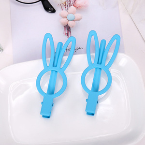 Bunny Style Duckbill Hair <b>Clip</b> 12 Cm Cartoon Side <b>Clip</b> For Daily Use Handmade Hair Accessory - Product Image 3