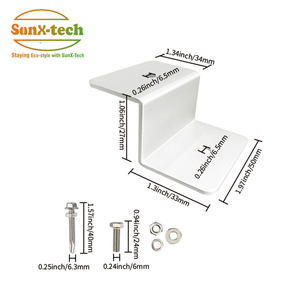 <span class=keywords><strong>Support</strong></span> de montage en forme de Z <span class=keywords><strong>pour</strong></span> <span class=keywords><strong>panneau</strong></span> <span class=keywords><strong>solaire</strong></span> noir en aluminium SunX-Tech, petit, <span class=keywords><strong>pour</strong></span> toit de camping-car, bus, caravane, système d'énergie photovoltaïque - Product Image 4