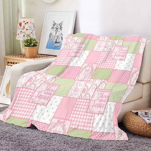 Wholesale Love Like Jesus Plush Blanket Custom Soft Fleece Flannel <b>Throws</b> Blankets <b>for</b> <b>Bed</b> Sofa Couch Car Camping Travel - Product Image 4