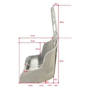 Asiento de coche de asiento de coche de carreras de 15 "16" 17 "18" ancho de la cadera