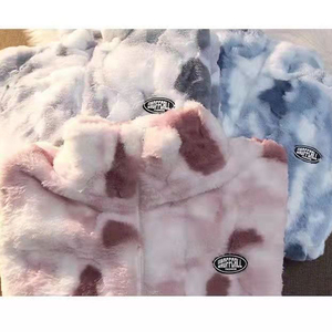 Nuovi Arrivi Abbigliamento <span class=keywords><strong>Donna</strong></span> Tie-Dye <span class=keywords><strong>Pigiama</strong></span> <span class=keywords><strong>Invernale</strong></span> in <span class=keywords><strong>Pile</strong></span> Caldo - Product Image 4