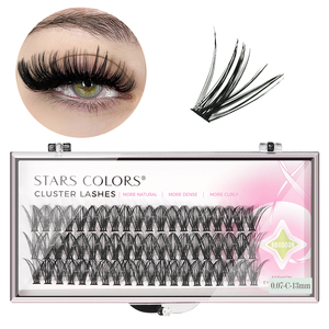 Tự làm Lash Báo Chí trên lông mi 0.07 0.10 phân khúc C D Curl 10D 20D 50D cá nhân cụm Lash người hâm mộ lông mi mở rộng Lash khay - Product Image 1