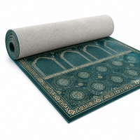 Tapis de mosquée antistatique lavable, du mur au mur, en PP et nylon, pour la mosquée, le centre islamique, la salle de prière