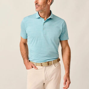 Vente en gros Logo personnalisé Polyester Spandex Graphique surdimensionné Performance Golf Vêtements de travail T-shirts polo pas cher pour hommes - Product Image 1