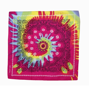 Fabrication haute livraison en gros impression personnalisée néon cou écharpe coton polyester bandeau <span class=keywords><strong>bandana</strong></span> - Product Image 1