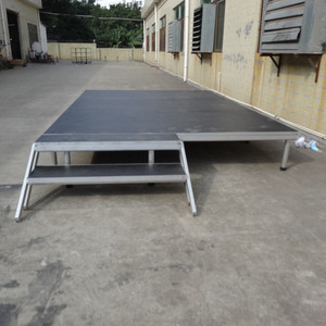 Easy assemble and disassemble heavy duty height adjustable portable <b>stage</b> outdoor event aluminum <b>stage</b> - Product Image 1