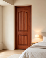 Portes intérieures en bois composite verni sur mesure pour hôtels, maisons résidentielles, directement de l'usine