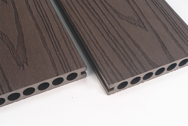 Wood Plastic Composite Deck Waterproof Mix Color Wpc Decking Outdoor