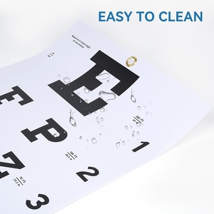 Eye Chart com Fixação Adesivo 11x22 na Parede Gráfico para Exames Oculares Médicos Office School Home Pointer Fixação Patches - Product Image 2
