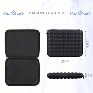 กระเป๋าเก็บแท็บเล็ตอเนกประสงค์ EVA สีดำ ทนทาน ดีไซน์ทันสมัย กันน้ำ กันกระแทก สำหรับ Pad Pro/Air น้ำหนักเบา เหมาะสำหรับการทำงาน - Product Image 3