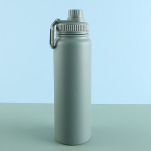 2024 Custom Style Portable <b>Double</b>-<b>walled</b> Vacuum Flask Powder Coated Leakproof Screw Lid Thermal Insulated Drink - Product Image 5