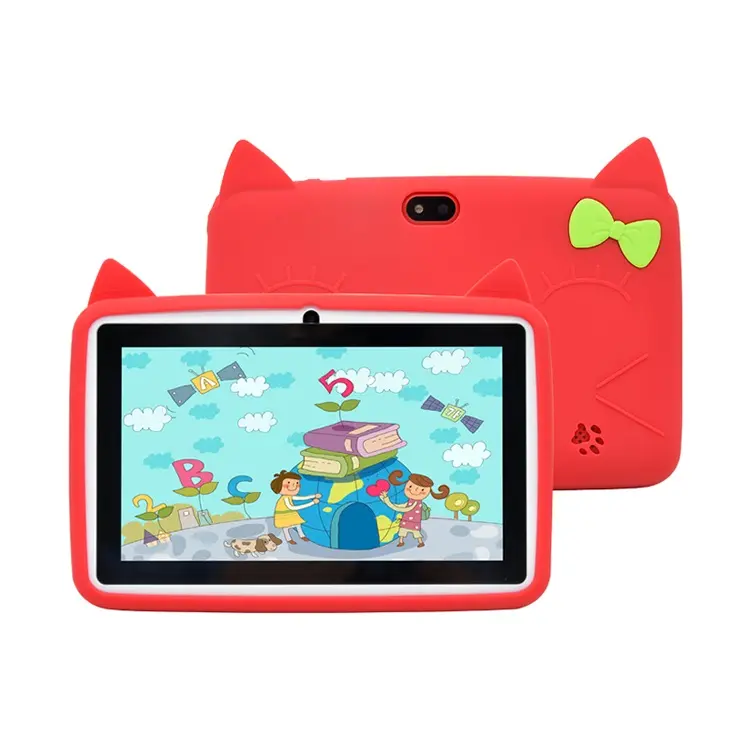 Tableta de 7 pulgadas para niños, Tablet PC con sistema operativo Android 5,1, Quad Core, WiFi, Bluetooth, 1G + 8GB, juegos educativos para bebés, tablet de aprendizaje para niños