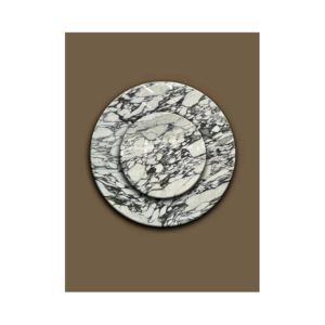 Plateau <span class=keywords><strong>de</strong></span> table en <span class=keywords><strong>marbre</strong></span> Arabescato <span class=keywords><strong>de</strong></span> haute qualité, <span class=keywords><strong>marbre</strong></span> blanc Gioia avec des designs personnalisés - Product Image 3