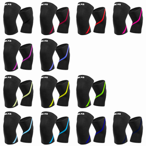 एमकेएएस न्यू अराइवल एससीआर एंटी-स्लिप नियोप्रीन सिलिकॉन डॉट कवरिंग घुटने की आस्तीन के साथ 7 मिमी भारोत्तोलन शक्ति प्रशिक्षण घुटने पैड - Product Image 6