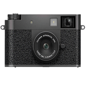 Appareil photo numérique compact FUJIFILM X Half Premium 4K (Argent anthracite) avec étui de transport, carte mémoire 64 Go, capuchon d'objectif, porte-accessoires et portefeuille - Product Image 1