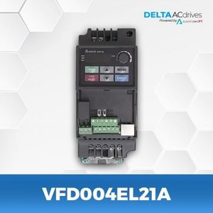 ไดรฟ์ปรับความถี่ VFD รุ่น EL ซีรีส์ VFD004EL21A กำลังไฟ 0.4KW 0.5HP 230VAC 2.5A ขายดี มีสินค้าในสต็อก - Product Image 3