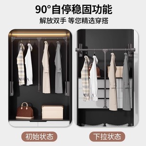 Rail de penderie mural à double amortisseur en acier Q235 pour armoire - Product Image 2