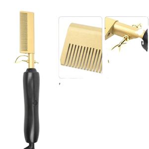 Nouveau peigne chauffant électrique à haute température 2025, peigne lisseur de cheveux en cuivre, brosse lissante, peigne chauffant à pression thermique - Product Image 4