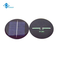 Modules de panneaux solaires en époxy résistants aux intempéries, chargeur de panneaux solaires miniatures 6V pour extérieur, ZW-Dia120-6V, panneau solaire adhésif en époxy 1W