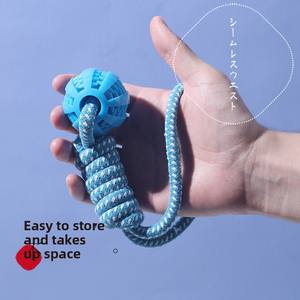 Juguete Interactivo <span class=keywords><strong>para</strong></span> <span class=keywords><strong>Perros</strong></span>, Pelota <span class=keywords><strong>de</strong></span> <span class=keywords><strong>Cuerda</strong></span> <span class=keywords><strong>de</strong></span> Nailon, Juego <span class=keywords><strong>de</strong></span> Tirar, <span class=keywords><strong>Mordedor</strong></span> Dental con Dispensador <span class=keywords><strong>de</strong></span> Golosinas con Sabor a Pollo - Product Image 3