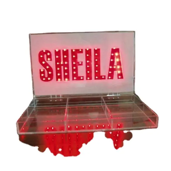 Led Lighted Counter Display Acrylic