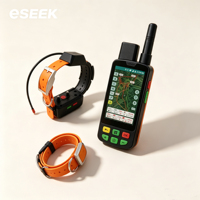 Collier GPS pour chien d'extérieur : Batterie grande capacité 6400 mAh + Microphone et haut-parleur intégrés + Avertissement de géofence personnalisé