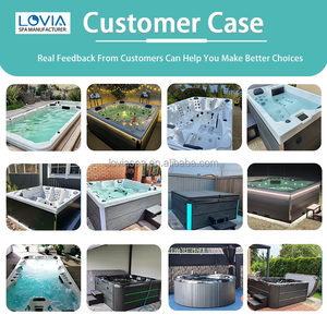 LOVIA Jacuzzi extérieur à <span class=keywords><strong>prix</strong></span> avantageux, spa Balboa écoénergétique, bain à remous extérieur, baignoire de massage Jacuzzi pour 5 personnes - Product Image 6