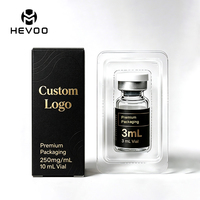 Boîte personnalisée pour flacons avec fenêtre pour flacons de 3 ml, 5 ml, 10 ml avec impression de logo personnalisée