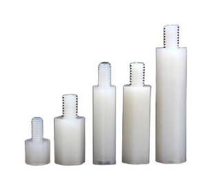 مواجهات بلاستيكية للإناث الذكور M2 M2.5 M3 M4 M5 M6 M8 4-40 6-32 8-32 10-32-20 أسود أبيض عرافة pb نايلون مواجهات - Product Image 3