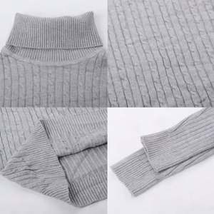 Winter <b>Men</b> <b>Turtleneck</b> Knitted Sweater Casual Flower Warm Undershirt Color Pullover Clothing Outwear - Product Image 3