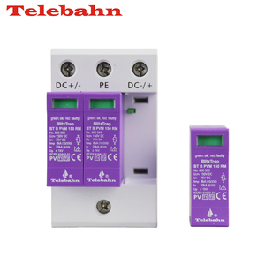Parafoudre DC 150V Telebahn T1+T2 3P <span class=keywords><strong>DPS</strong></span> pour systèmes photovoltaïques - Product Image 1