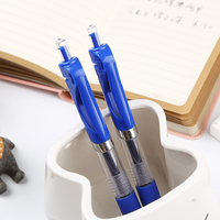 Stylo bille en plastique 0,5 mm à écriture fluide avec logo pour la publicité, la signature professionnelle, encre multicolore