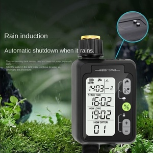 Dispositivo di irrigazione automatico a tempo di irrigazione grande schermo LCD intelligente a spruzzo <span class=keywords><strong>Timer</strong></span> materiale plastico per balcone da giardino - Product Image 1