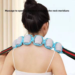 Masseur dorsal à barre de traction multifonctionnel, réglable et détachable, type rouleau pour débloquer les méridiens et ouvrir les épaules - Product Image 6