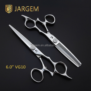 Débloquez plus d'<span class=keywords><strong>angles</strong></span> de coupe, ciseaux à cheveux professionnels de 6 pouces pivotants, ciseaux à cheveux fins japonais VG10 - Product Image 5