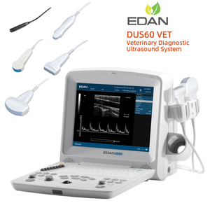 Appareil d'échographie Doppler couleur vétérinaire <span class=keywords><strong>Edan</strong></span> DUS60 VET 2D 3D, scanner d'échographie <span class=keywords><strong>portable</strong></span>, écran TFT-LCD pliable de 12,1 pouces - Product Image 3