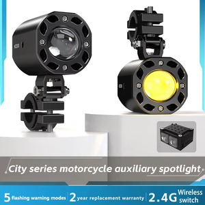 ECOBENE KD30 DC12v Intermitente frontal 10W Doble color de haz alto/bajo Focos auxiliares para motocicleta Luces antiniebla LED para todoterreno - Product Image 2