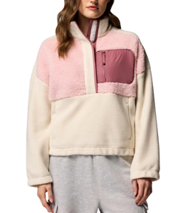 Oem Women's 100% Cotton Boxy Heavy <b>Weight</b> Breathable Lined <b>Stand</b> Collar Zipper-Up Oversized Hoodies Puff Print Winter Autumn - Product Image 1