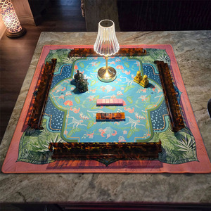Tapete de Mahjong <span class=keywords><strong>Serengeti</strong></span>, Alfombrilla de Neopreno con Estampado de Jungla para Juegos de Mahjong y Cartas - Product Image 2