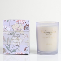 Bougie parfumée M&Sense avec logo personnalisé, bougie aromatique de luxe à étiquette privée pour la décoration de la maison