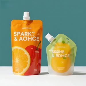 Özel Logo gıda sınıfı şeffaf tek kullanımlık standı sıvı içecek torbaları plastik suyu ambalaj maden suyu enerji içecekleri - Product Image 5